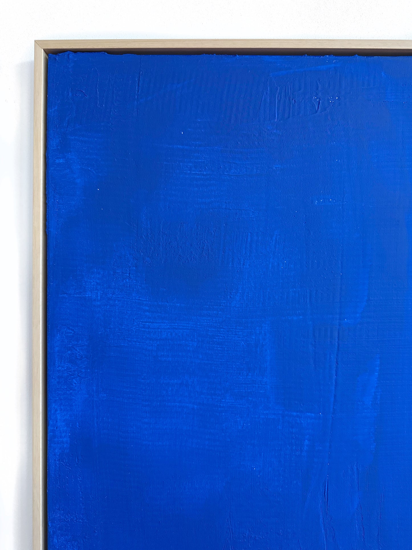 Abstraktes Bild - "Zyklus" Blau 120 x 120 cm