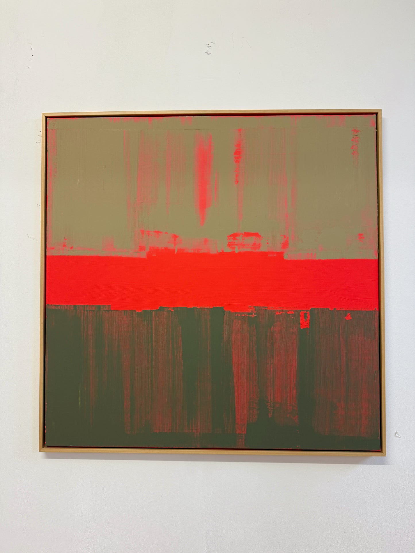 Abstraktes Bild - "Intervall X" - 100 x 100 cm