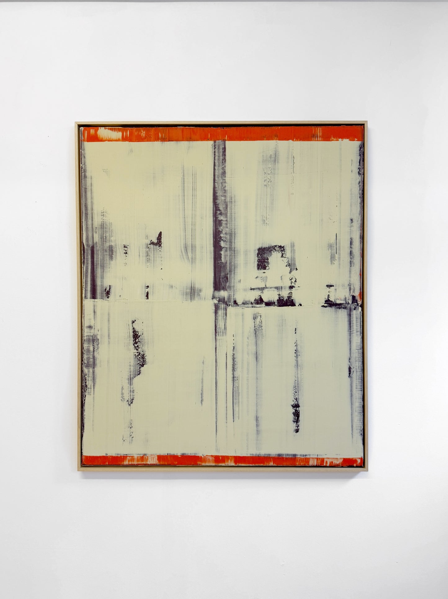 Abstraktes Bild - STRUCTURE Beige Orange 100 x 120 cm