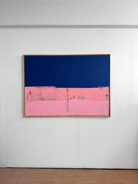 Abstraktes Bild "Auf und Ab " 140 x 100 cm