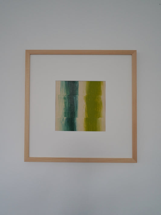 Framed "AURA" - Green