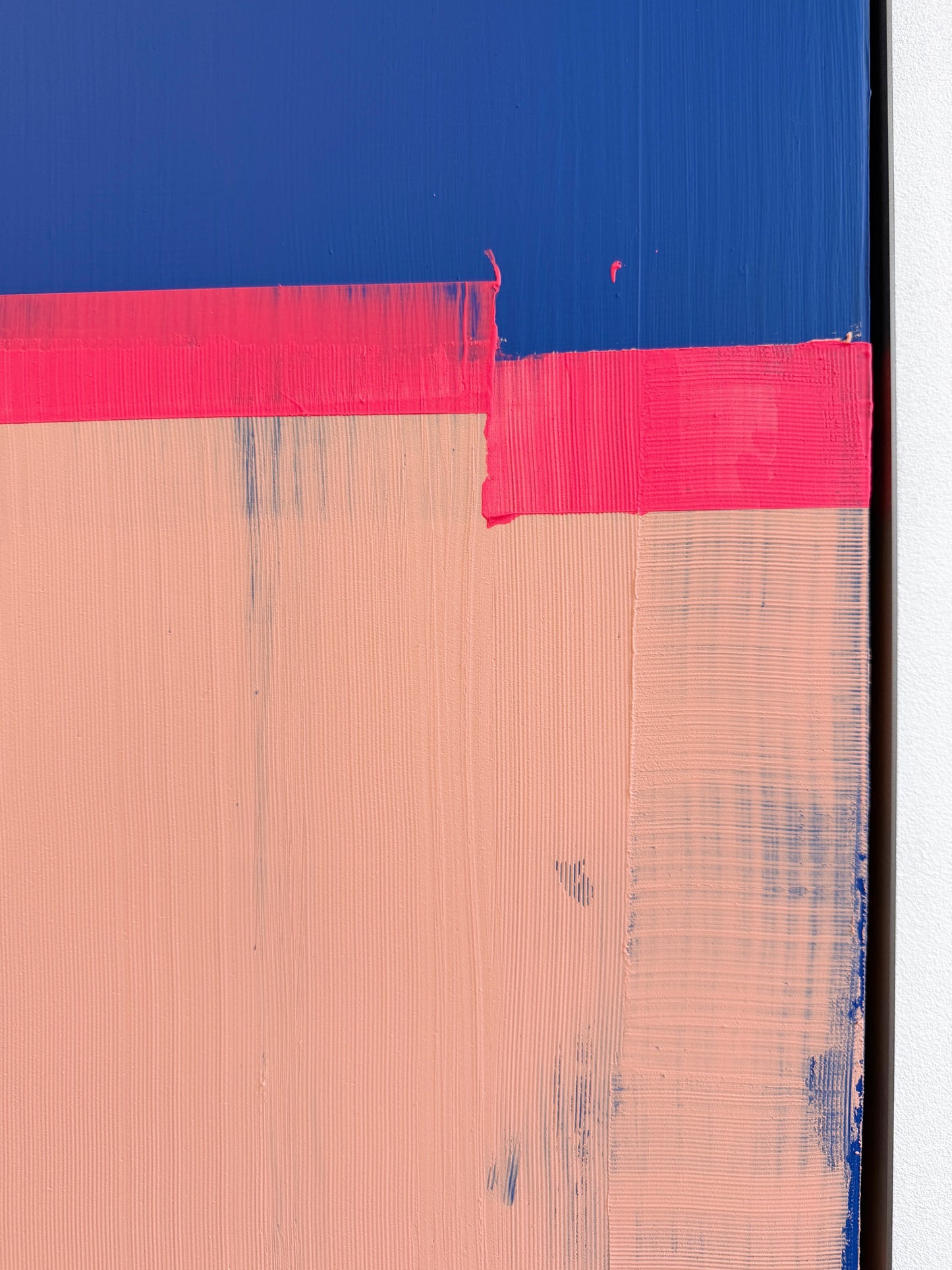 Abstraktes Bild - "Auf und Ab" 70 x 100 cm