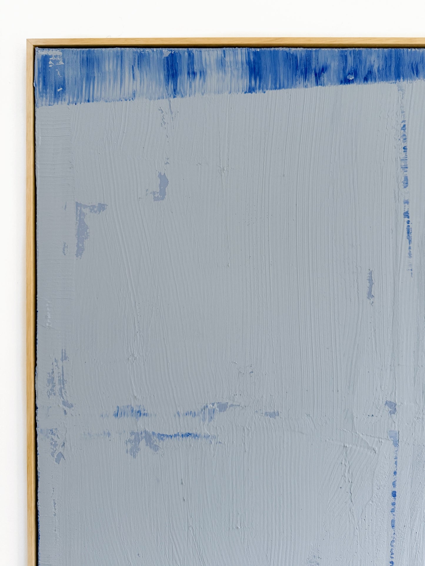 Abstraktes Bild - STRUCTURE Blau 120 x 120 cm