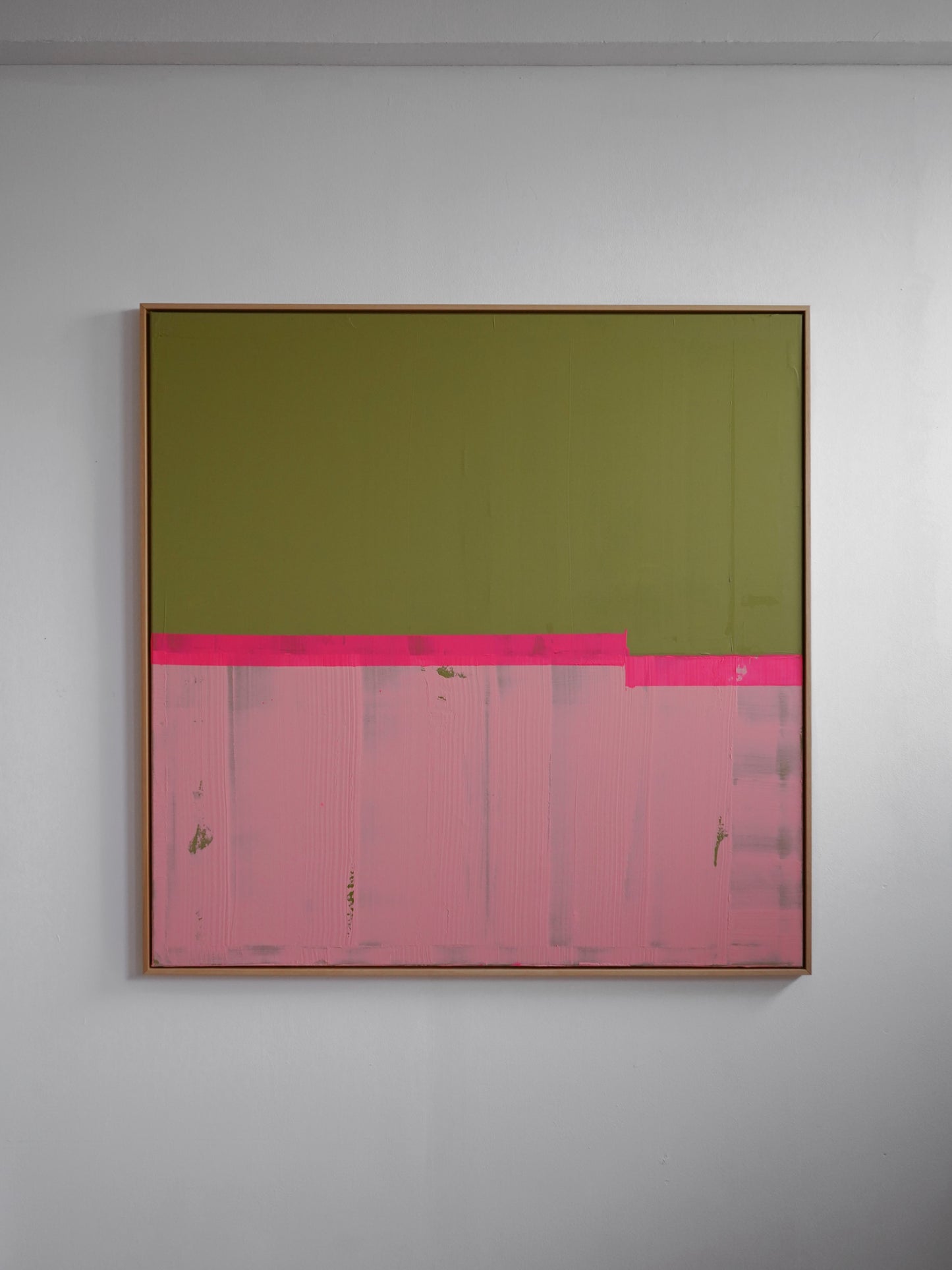 Abstraktes Bild - "Tagwerk" 120 x 120 cm