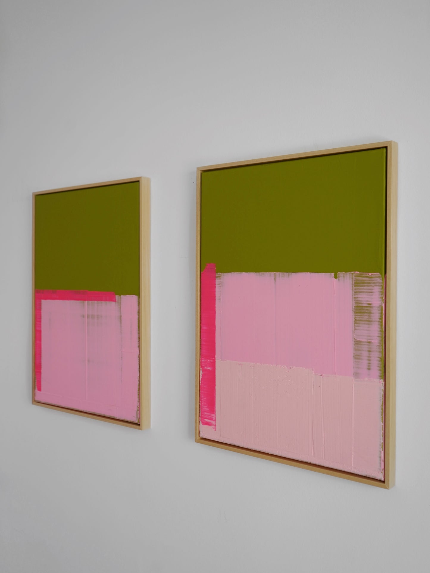 Abstraktes Bild - "Tagwerk I" 50 x 70 cm