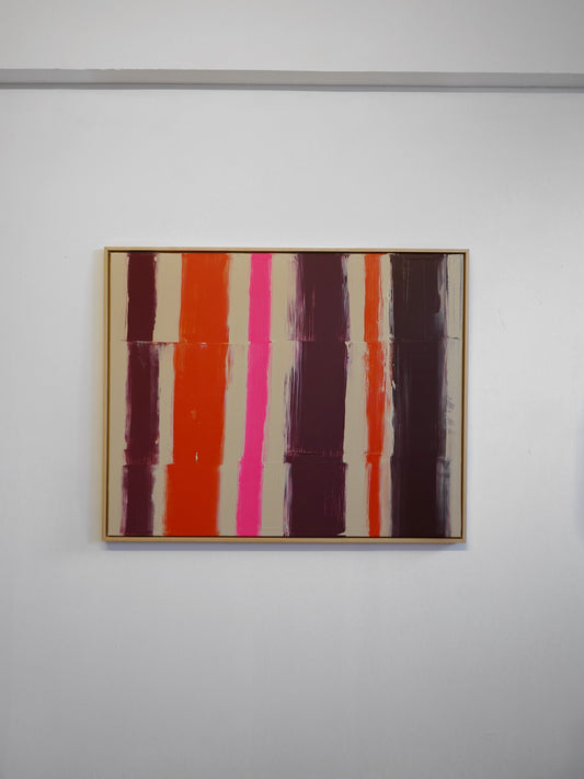 Abstraktes Bild - AURA SUNSET - 100 x 80 cm