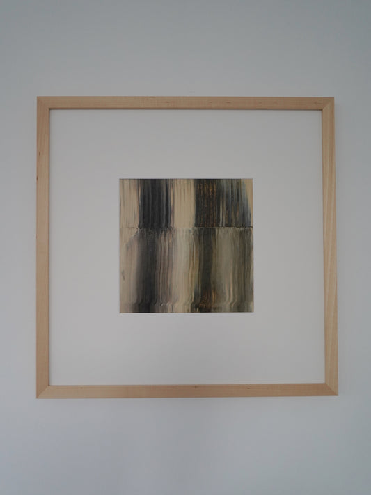 Framed "AURA" - Brown