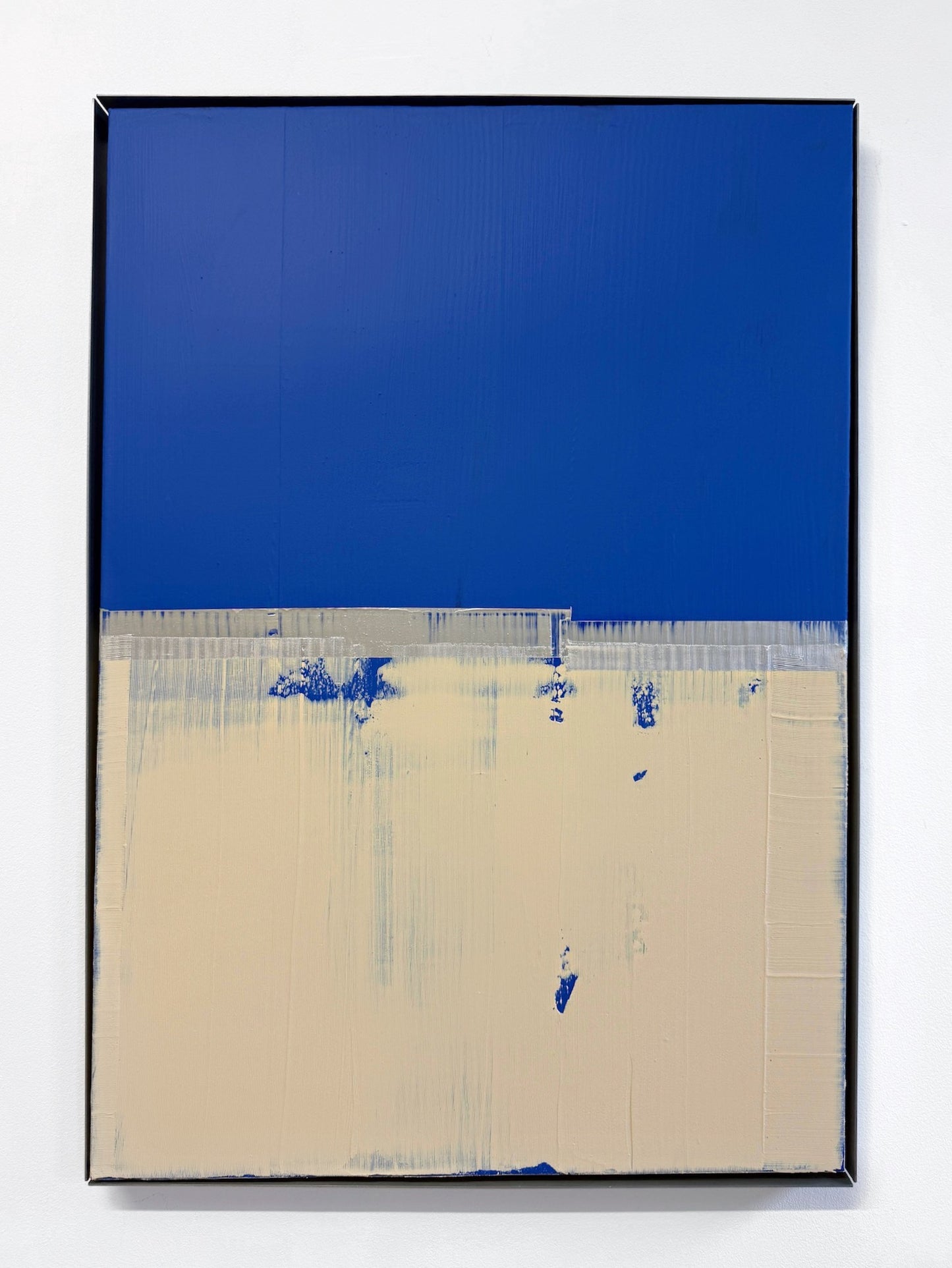 Abstraktes Bild - "Zyklus" Blau 70 x 100 cm