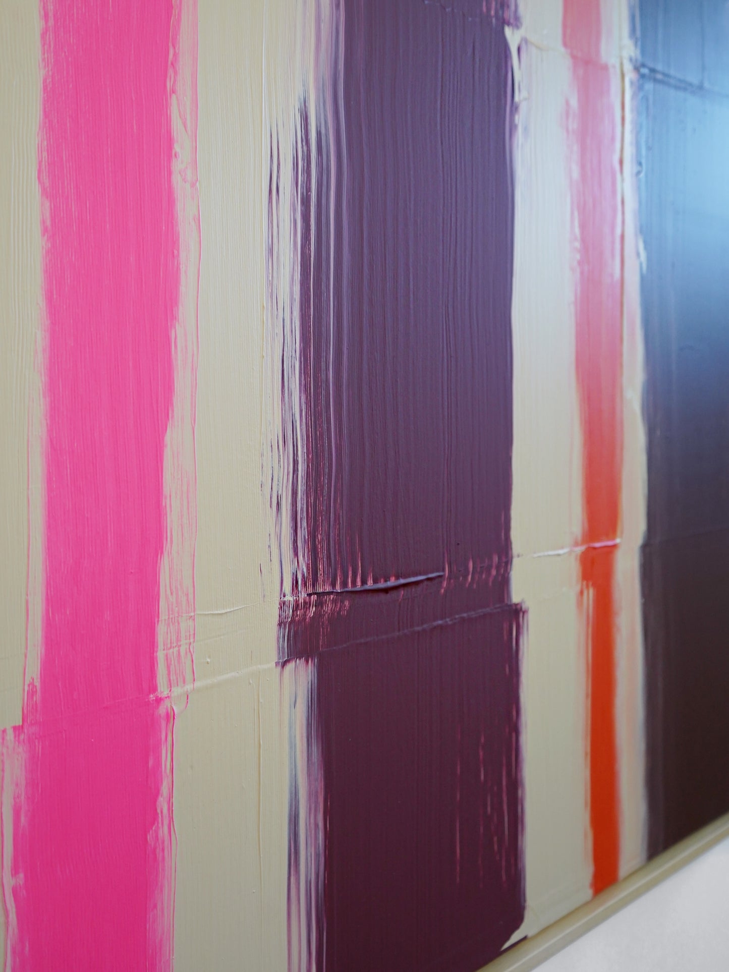 Abstraktes Bild - AURA SUNSET - 100 x 80 cm