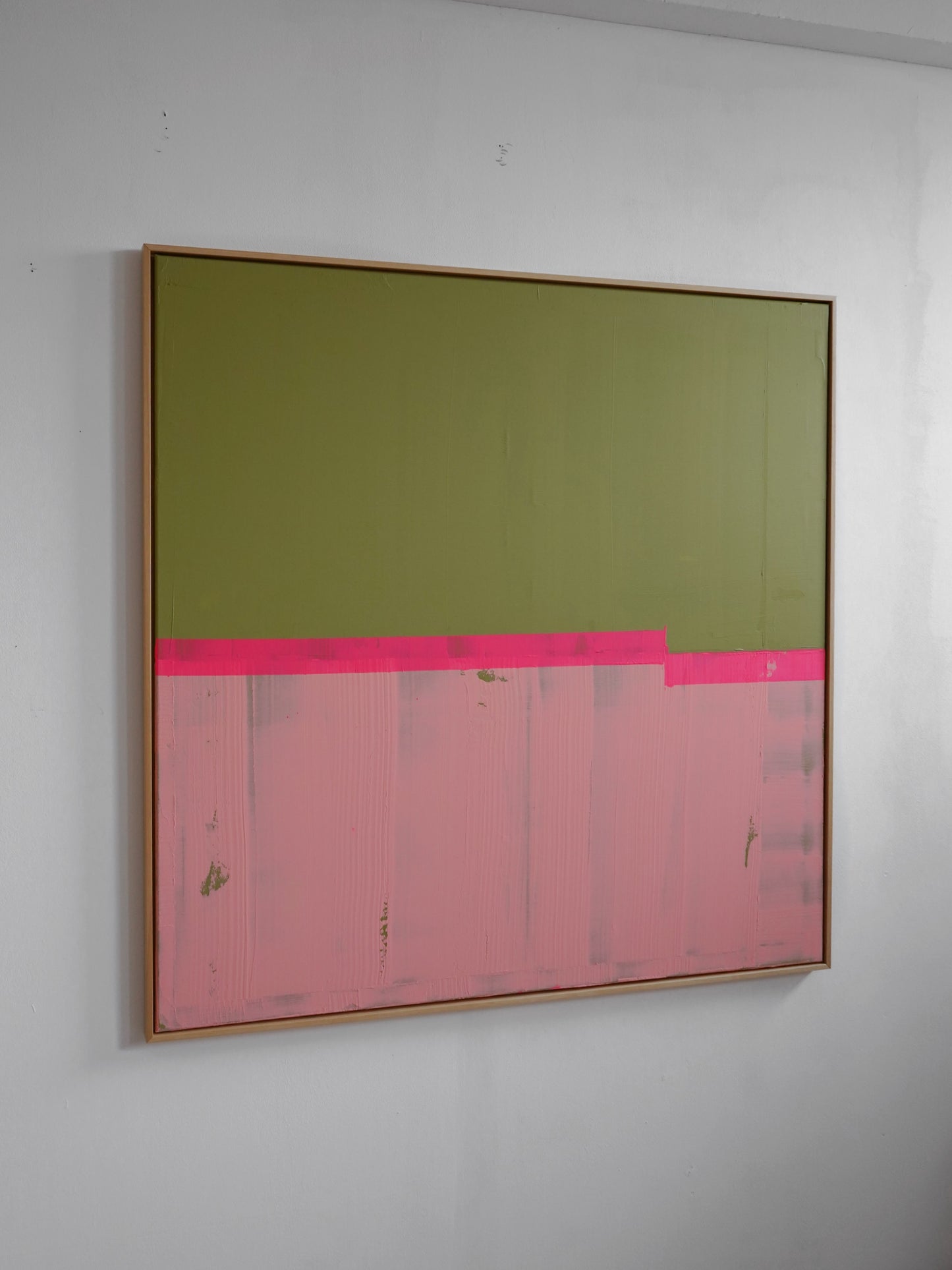 Abstraktes Bild - "Tagwerk" 120 x 120 cm