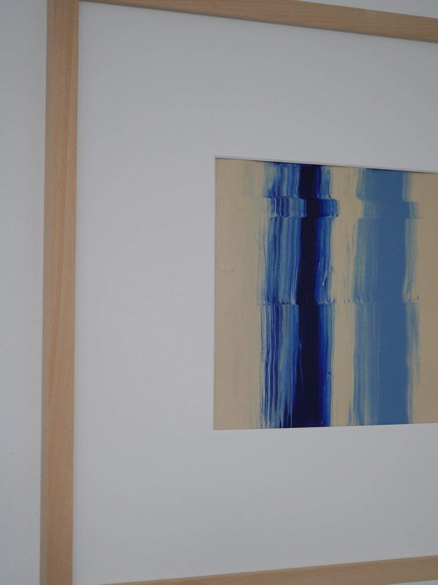 Framed "AURA" - Blue